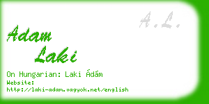 adam laki business card
